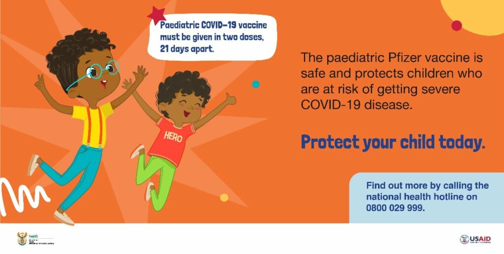 Paediatric Covid-19 Vaccine Infographics