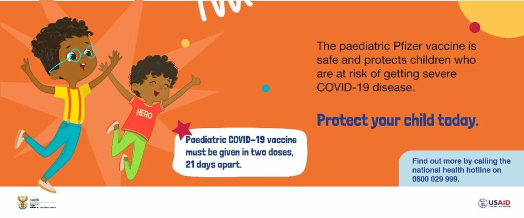 Paediatric Covid-19 Vaccine Infographics