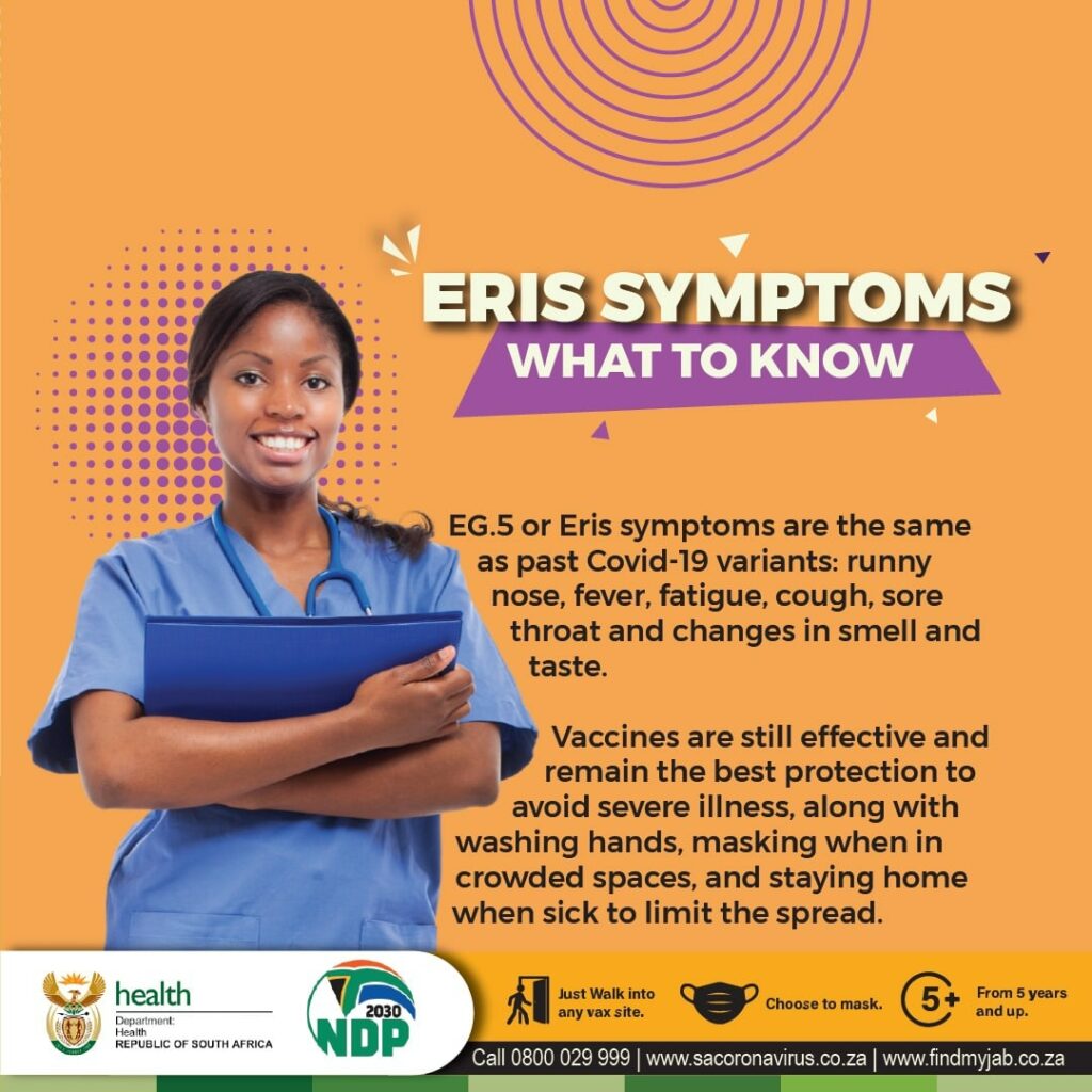 South Africa’s First Case of EG.5/Eris