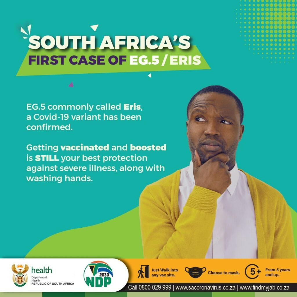 South Africa’s First Case of EG.5/Eris
